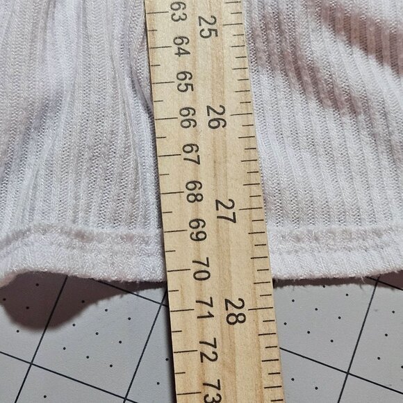 Free People XS Olivia Flare-Sleeve Waffle-Knit Tunic Top Boho - Picture 15 of 16